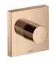 AXOR-HG-AXOR-ShowerSolutions-Ab-und-Umstellventil-Trio-Quattro-120-120-Unterputz-Polished-Red-Gold-10932300 gallery number 1